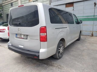 Накладка на задній бампер EuroCap (на довгу базу, ABS) для Toyota Proace