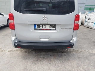 Накладка на задній бампер EuroCap (на довгу базу, ABS) для Toyota Proace