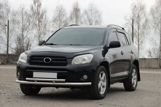 Передній захист ST014 (нерж) 60/42 мм для Toyota Rav 4 2006-2013 рр