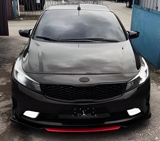 Універсальна передня лип накладка Niken Red (ABS)