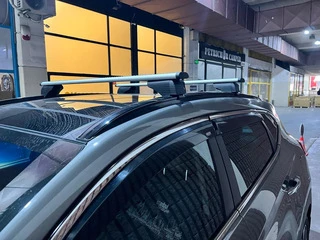 Перемички на вбудовані рейлінги під ключ Wizard V2 (2 шт) 125см, сірі для Hyundai Tucson TL 2016-2021рр