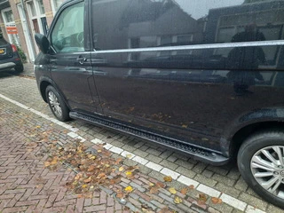 Бокові пороги Allmond Black (2 шт., алюміній) Довга база для Volkswagen T6