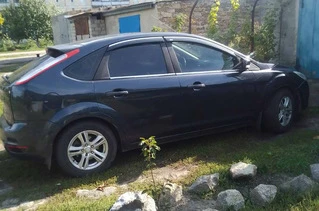 Вітровики з хромом SD/HB (4 шт, Niken) для Ford Focus II 2005-2008 рр