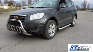 Кенгурятник WT002 (нерж.) для Geely Emgrand X7