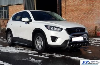 Передній захист WT021 (нерж.) для Mazda CX-5 2012-2017рр