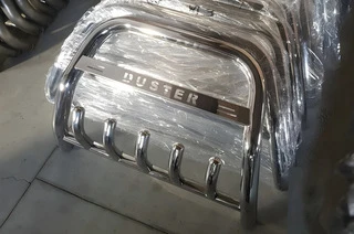 Кенгурятник RNDT.09.F1-58.6 (нерж.) для Dacia Duster 2008-2018 рр