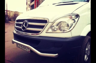 Передня нижня дуга MBSP.07.F3-04.6 (нерж.) для Mercedes Sprinter W906 2006-2018 рр