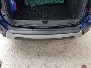 Накладка на задній бампер EuroCap (ABS) для Renault Duster 2018-2024 рр