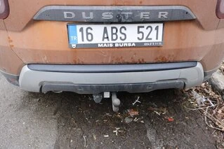 Накладка на задній бампер EuroCap (ABS) для Dacia Duster 2018-2024 рр