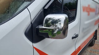 Накладки на дзеркала (2 шт., пласт) для Renault Trafic 2015- рр