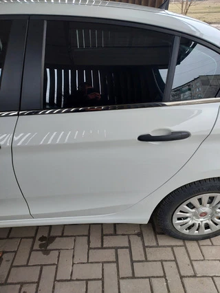 Нижні молдинги стекол темний хром (нерж) Sedan/HB (4 штуки) для Fiat Tipo 2016- рр
