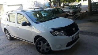 Дефлектор капоту (EuroCap) для Dacia Logan II 2013-2022 рр