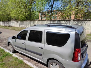 Рейлінги чорні Чавунні ніжки для Renault Logan MCV 2005-2013 рр