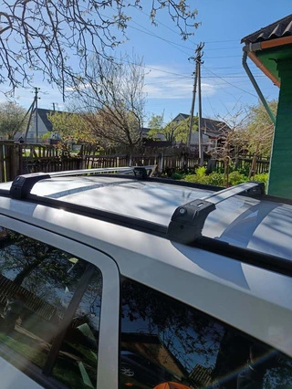 Перемички на вбудовані рейлінги під ключ Skybar V2 (2 шт) Чорні для Opel Astra H 2004-2013 рр