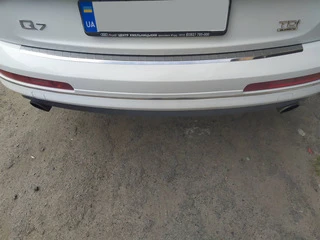 Накладка на задній бампер Carmos (нерж.) для Ауди Q7 2005-2015 рр