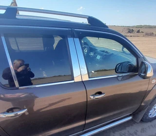 Окантовка вікон (4 смужки, нерж) Carmos - Турецька сталь для Volkswagen Amarok 2010-2022 рр