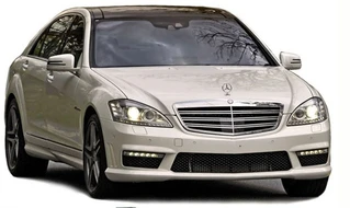 Передній бампер в зібраному вигляді AMG S65 для Mercedes S-сlass W221