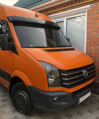 Накладки на решітку 2011-2017 Carmos - Турецька сталь для Volkswagen Crafter рр