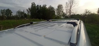 Перемички на рейлінги без ключа (2 шт) Чорний для Peugeot Traveller 2017- рр