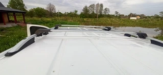 Перемички на рейлінги без ключа (2 шт) Чорний для Peugeot Traveller 2017- рр