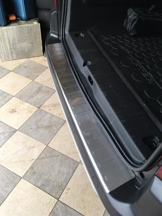 Накладка на задній бампер (нерж) для Peugeot Partner/Rifter 2019- рр