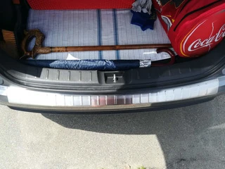 Накладка на задній бампер (OmsaLine, нерж.) для Mitsubishi Eclipse Cross