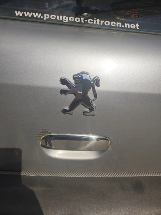 Хром на ручку багажника (нерж) для Peugeot 307