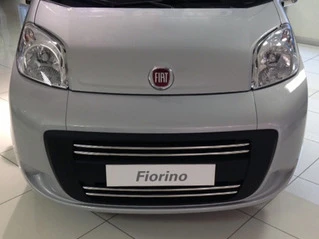 Накладка на решітку (4 част, нерж) OmsaLine - Італійська нержавійка для Peugeot Bipper