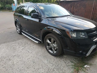 Бокові пороги Fullmond (2 шт., алюміній) для Dodge Journey 2008- рр