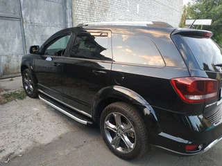 Бокові пороги Fullmond (2 шт., алюміній) для Dodge Journey 2008- рр