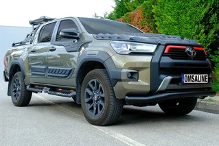 Передній захист Texas для 2020-2025 (76мм, чорний) для Toyota Hilux 2015- рр