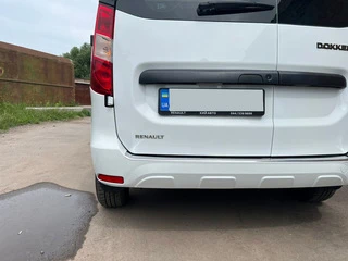 Накладка на задній бампер Carmos (нерж) для Renault Dokker 2013-2022 рр