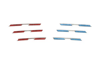 Накладки на решетку (6 шт, нерж.) для Renault Captur 2019- рр