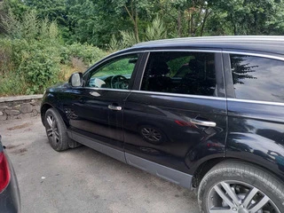 Накладки на ручки (4 шт., Нерж.) Carmos, під кнопку для Ауди Q7 2005-2015 рр