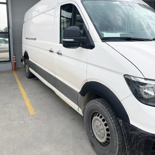 Накладки на арки широкі (4 шт, чорні) для Volkswagen Crafter 2016- рр