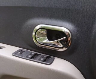 Накладки на внутрішні ручки OmsaLine (4 шт., нерж.) для Renault Lodgy 2013-2022 рр