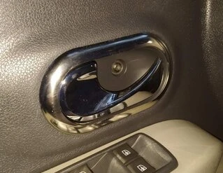 Накладки на внутрішні ручки OmsaLine (4 шт., нерж.) для Renault Lodgy 2013-2022 рр