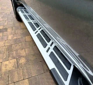 Бокові пороги Sunrise (2 шт., алюміній) для Mitsubishi Pajero Sport 2008-2015 рр