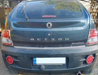 Накладки на стопи (2 шт, пласт) для SsangYong Action 2005-2018 рр