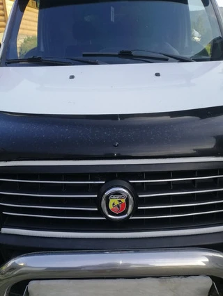 Значок (Abarth, самоклейка) 75 мм для Fiat Doblo I 2005-2010 рр