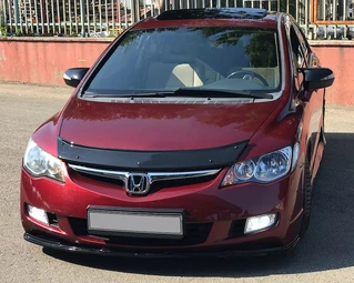 Дефлектор капоту (EuroCap) для Honda Civic Sedan VIII 2006-2011рр