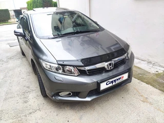 Дефлектор капоту (EuroCap) для Honda Civic Sedan IX 2011-2016 рр