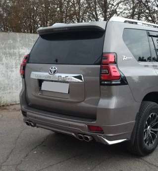 Накладки на передній і задній бампер Modelista V3-LED (2017-) Білий колір для Toyota Land Cruiser Prado 150