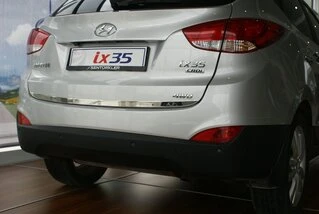 Кромка багажника (нерж.) Carmos - Турецька сталь для Hyundai IX-35 2010-2015 рр