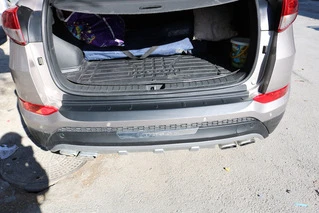 Накладка на задній бампер EuroCap 2016-2018 (ABS) для Hyundai Tucson TL рр