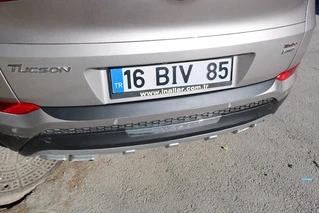 Накладка на задній бампер EuroCap 2016-2018 (ABS) для Hyundai Tucson TL рр