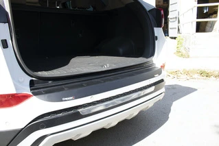 Накладка на задній бампер EuroCap 2016-2018 (ABS) для Hyundai Tucson TL рр