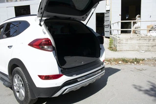 Накладка на задній бампер EuroCap 2016-2018 (ABS) для Hyundai Tucson TL рр