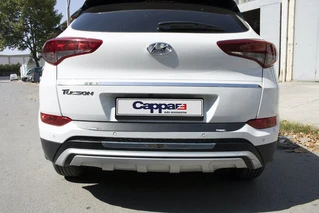Накладка на задній бампер EuroCap 2016-2018 (ABS) для Hyundai Tucson TL рр