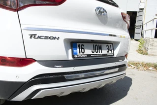 Накладка на задній бампер EuroCap 2016-2018 (ABS) для Hyundai Tucson TL рр